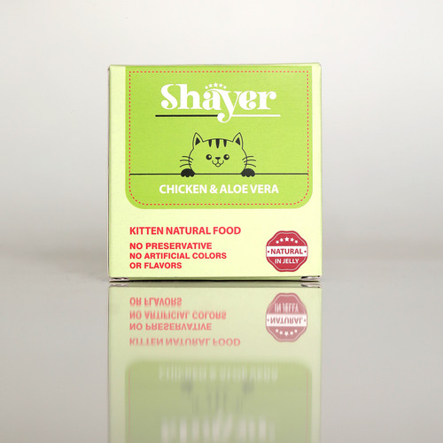 کنسرو گربه شایر با طعم مرغ و آلوئه ورا 90 گرمی