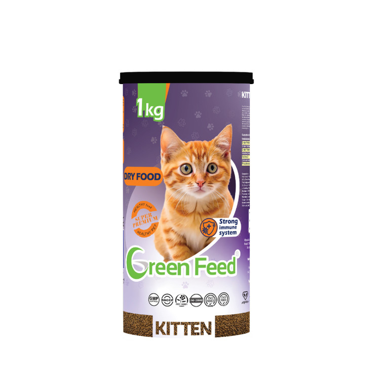 غذای خشک گربه گرین فید کیتن 1کیلو گرم