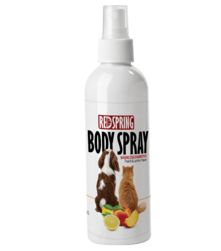 شامپو خشک مخصوص سگ و گربه رد اسپرینگ 150ml